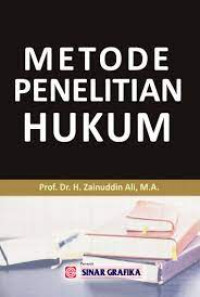 Image of Metode Penelitian Hukum