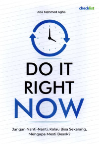 Image of Do It Right Now